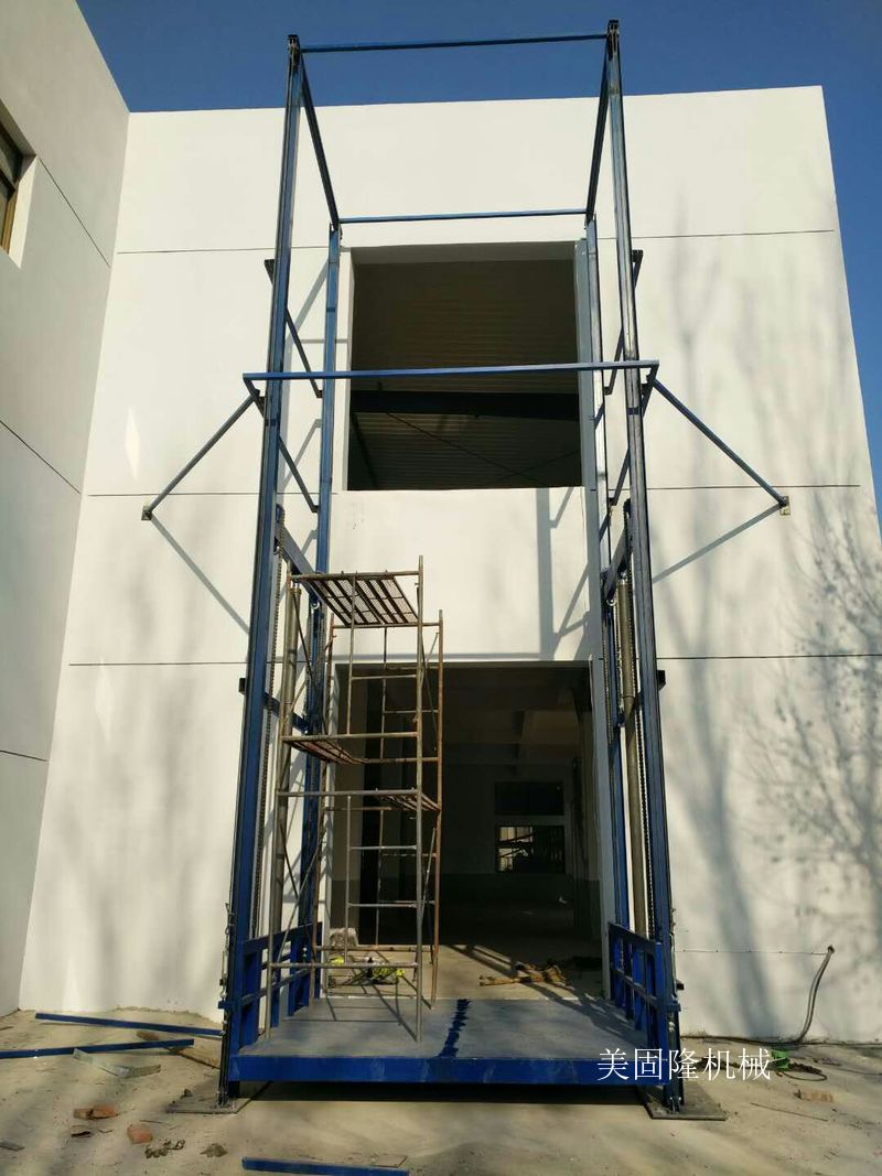 河北仓库专用导轨式升降货梯价格